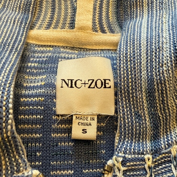 NIC & ZOE knit zip hooded top - Picture 9 of 15